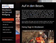 Tablet Screenshot of bei-ilse-und-wolfgang.de